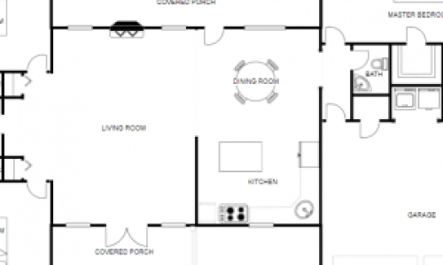 Architectural CAD Floor Plan